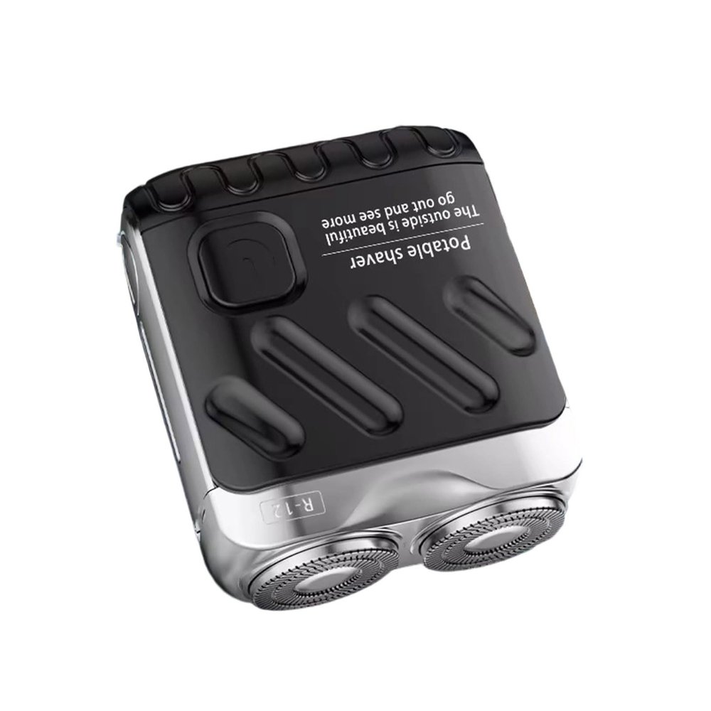 Efficient Double Head Electric Shaver for Men with USB Charging Lightweight Shaving Device for Busy Professionals Ergonomic Electric