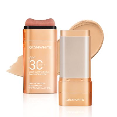 QIANWHITE Face Sunscreen Stick - Korean Tinted Sunscreen for Face with SPF