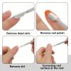 5 Pcs Dual-Sided Cuticle Pusher Set Nail Pusher and Remover Tool view 4