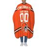 Custom Barber Cape for Men with Football Personalized Hair Cutting Capes for Adults Customized Cincinnati Haircut Cape for Home Salon Barbershop 55 x 66 Inches view 2