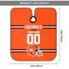 Custom Barber Cape for Men with Football Personalized Hair Cutting Capes for Adults Customized Cincinnati Haircut Cape for Home Salon Barbershop 55 x 66 Inches view 4