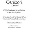 Oshibori Concept Oshibori Towels Refreshing Wet Towels (6 Pack) - Individually Wrapped 100% Biodegradable Cotton Hand & Face Cloths White Tea Scented Single Use Moist Towelettes view 2