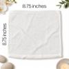 Oshibori Concept Oshibori Towels Refreshing Wet Towels (6 Pack) - Individually Wrapped 100% Biodegradable Cotton Hand & Face Cloths White Tea Scented Single Use Moist Towelettes view 4