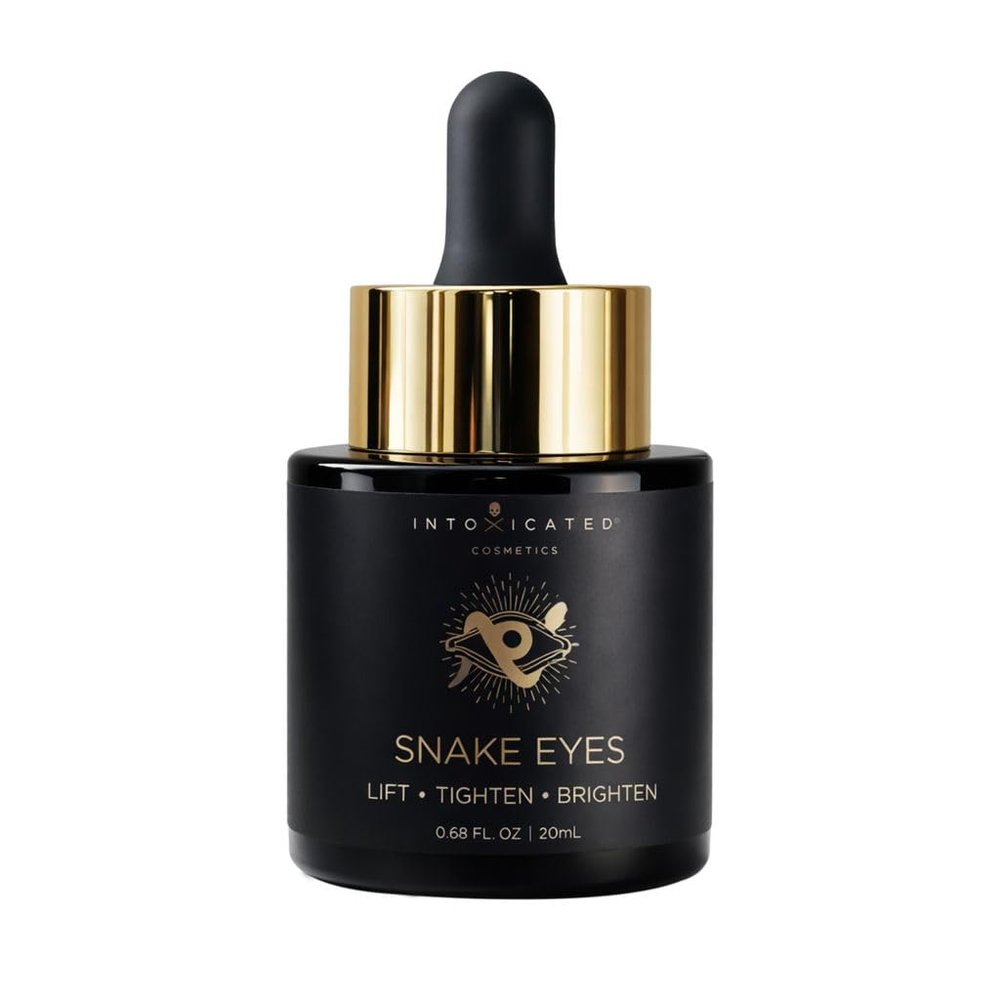 Intoxicated Cosmetics Snake Eyes AntiAging Eye Serum with SYNAKE, Beautifeye & Bakuchiol | Premium Firming, Lifting & Brightening Treatment for Wrinkles, Dark Circles & Puffiness