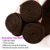 #4 Brown Bundles Human Hair Loose Deep Wave Bundles Human Hair 28 30 32 Inch FuivJuix Unprocessed Brazilian Virgin Hair Dark Brown Loose Wave Human Hair Bundle Hair Extensions 3 Bundle 150 Gram view 4