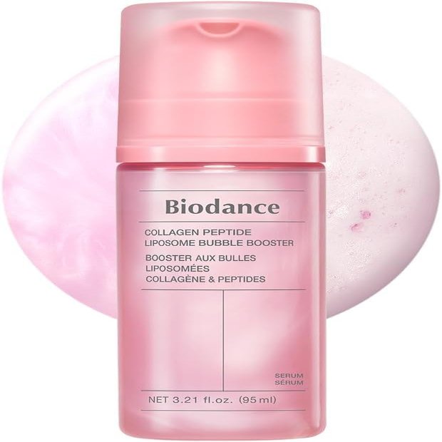 BIODANCE Collagen Peptide Liposome Bubble Booster, Micro-Bubble Foam Essence for Elasticity and Plumping, Hydration & Skin Prep Boost, Quick Morning Mask, Korean Skin Care | 3.21 fl.oz