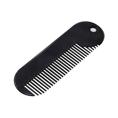 Beard and Mustache Comb, Fine Toothed Travel Grooming Brush for Gentle Detangling, Compact Portable Hair Tool for Men on the Go