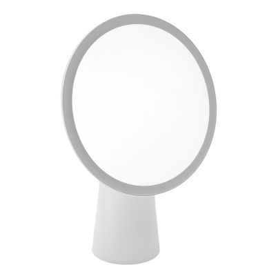 Erchineko Sunscreen Test Mirror Sunscreen Checker Application Mirror 7.6 Inch HD Screen Portable LED Lighted Travel Makeup with Type C Charging