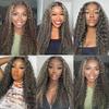 Color #P1B/613 Curly Wave Bundles Human Hair 12A Higlight Curly Wave Bundle Two Tone Black And Bundle Ombre Bundles 24 24 24 Inch 50Gram/Bundle view 2