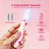 Dermaplane Razor for Women Face, Sonic Dermaplaning Tool for Smooth Skin- with LED Light & 3 Speeds, Rechargeable, 8 Refill Blades & 2 Exfoliating Heads-Removing Peach Fuzz, Facial Hair and Dead Skin view 3