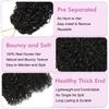 Human Crochet Hair for Black Women 20 Inch 120g Afro Kinky Curly Crochet Human Hair Soft Lightweight Knotless Pre-Separated Invisible Miracle Knots Feather Crochet Human Hair Extensions Natural Black view 2