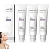 DELRRYJ Magic Collagen Fullerene Neck Cream, Magec Cream, Tighten and Lift Firming Neck Cream for Crepey Skin, Collagen Neck Cream with Five Rollers, Wrinkles and Tightening for Skin Types (3PCS) view 1