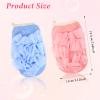 2PCS Exfoliating Mitt for Body, Dual-Sided Loofah Gloves Exfoliating Body Scrubber, Shower Loofah Sponge for Dead Skin Remover Travel Skin Care and Cleansing view 2