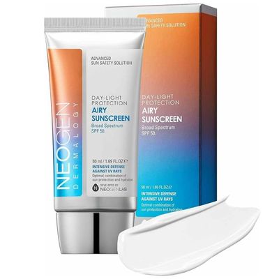 NEOGEN Day-Light Airy Sunscreen SPF 50, Korean No White Cast, 1.69 Fl Oz