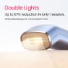 IPL Laser Hair Removal for Women and Men, 27J Quad-Pulse Mode for Ingrown & Coarse Hair, Dual Lights 100W, 35F Ice-Cooling Painless Hair Removal for Sensitive Skin, Body, Face, BikiniBlue view 3