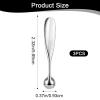 3 PCS Eye Cream Applicator, Stainless Steel Face Massage Stick Tool, Roller Ball Scraper Moisturizer Wand Stick Tools for Women Reducing Depuffer Puffiness Makeup Spatula Eye Massage Tool view 2