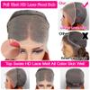 CYSDRH Ombre Ginger Bob Wig Human Hair 180% Density 13x4 HD Lace Frontal Glueless Bob Wigs for Women Pre Cut Pre Plucked 100% Unprocessed Virgin Human Hair - 10 Inch T4/#350 Color Bob Wig view 4