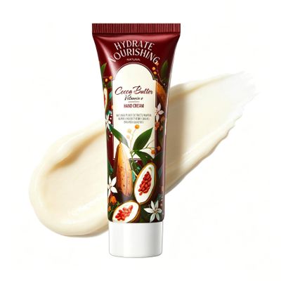 TiaoBug 2-Pack Hand Hydrating Cream Enriched with Nut Oil, for Dry Skin, Light Daily Lotion Cocoa Butter One Size