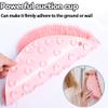 Shower Foot Scrubber Mat with Suction Cup, 2026 New Back Washer Exfoliating Pad for Men and Women, Wall Mounted Bath Wash Pad Foot Scrubber in Shower, Silicone Shower Foot and Back Scrubber (Yellow) view 3