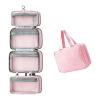KELINFONG Toiletry Travel Bag, Lightweight Water-Resistant 4 Compartment Large Toiletry Bag for Women with Hanging Hook,Portable Full-Size Mens Toiletry Bag for Vacation,Cosmetic,Accessories,Shampoo view 1