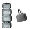 Mens Toiletry Bag, 4 Compartment Large Lightweight Water-Resistant Toiletry Travel Bag with Hanging Hook,Portable Full-Size Make Up Travel Bag Organizer for Vacation,Shampoo,Cosmetic,Accessories view 1
