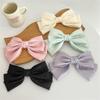 KLFBZAZ Sweet and Versatile Back of the Spring Clip Fresh Satin Cloth Art Bead Chain Hairpin Female view 4