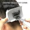 Fresiq 2pcs Professional Barber Fading Comb Set - Blending Clipper Hair Cutting Comb With Arc Design For Precise Hair Fades view 2