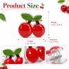 20Pcs Mini Cherry Hair Clip Cute Hair Claw Sweet Barrettes Hairpins view 2