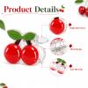 20Pcs Mini Cherry Hair Clip Cute Hair Claw Sweet Barrettes Hairpins view 3