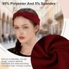 GLIDESMOOTH Headbands for Women, Elastic Non-Slip Headband, 6 Pcs Blue Set view 3