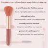 Professional Premium Synthetic Makeup Brush Set for Women - Foundation, Blush, Powder, Concealer, Eyebrow & Eyeshadow (1# 8PCS) view 3