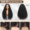 Glueless Wigs Human Hair Pre Plucked Pre Cut 5X5 Deep Wave Lace Wig 30 Inch view 3
