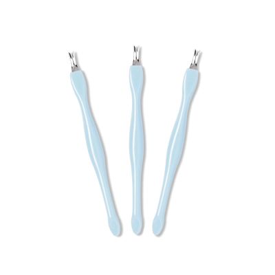 3 Pack Cuticle Trimmer Pusher Remover, Cuticle Pushers for Manicure and Pedicure