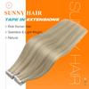 Sunny Hair Tape in Extensions Golden Blonde Highlight Medium Blonde view 2