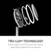 simplehuman Sensor Mirror Trio, 1X 5X 10X Magnification, Round Rechargeable Beauty Makeup Mirror, Tru-Lux Full-Spectrum Light, Dual Light Settings, Adjustable Brightness, White Steel view 4