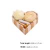 GALPADA 1 Set Bathing Skin Scrubber Wood Bucket Bath Massager Shower Scrubbing Supplies for Home Relaxing Bath Accessories view 2
