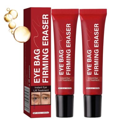 Instant Eye Tightener & Under Eye Cream, Cooling Eye Gel for Puffiness, Under Eye Bags and Fine Lines, Smooth Texture and Refreshed Look for Morning Skincare and Before Makeup (2PC)