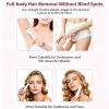 Electric Razoring for Women, 4 in 1 Bikinis Trimmer Body Shaver for Hair Face Eyebrow Arm Leg Armpit Underarm Pubic Area Electric Razoring for Women view 4