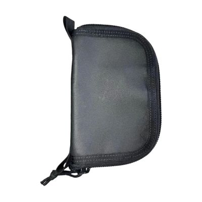 Recycled Firefighter Major Dopp Bag (Small) Built from Rejected Combat Boot Leather Made in USA Lay-Flat 8x5 EDC Toiletry Bag Black