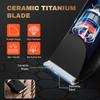 Zivelier Ball Shaver for Men, 3-in-1 Multifunction Body Hair Trimmer & Pubic Shaver with Titanium Blades (No Nicks!), IPX7 Waterproof Electric Razor, LED Display, Wet/DryBlack view 4