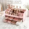 KQJS Large Makeup Organizer Countertop for Vanity Skincare Organizers view 3