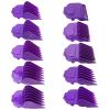 1/16- 1 Magnetic Hair Clipper Guards Comb 10pcs/Set Compatible for And-is Master Trimmer Guard (Purple) view 1