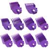 1/16- 1 Magnetic Hair Clipper Guards Comb 10pcs/Set Compatible for And-is Master Trimmer Guard (Purple) view 3