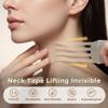 Neck Lift Tape Invisible - 44 PCS Instant Neck Tightening and Lifting Strips for Double Chin & Sagging Skin - Waterproof Matte Clear Neck Wrinkle Patches for Makeup, Weddings view 2