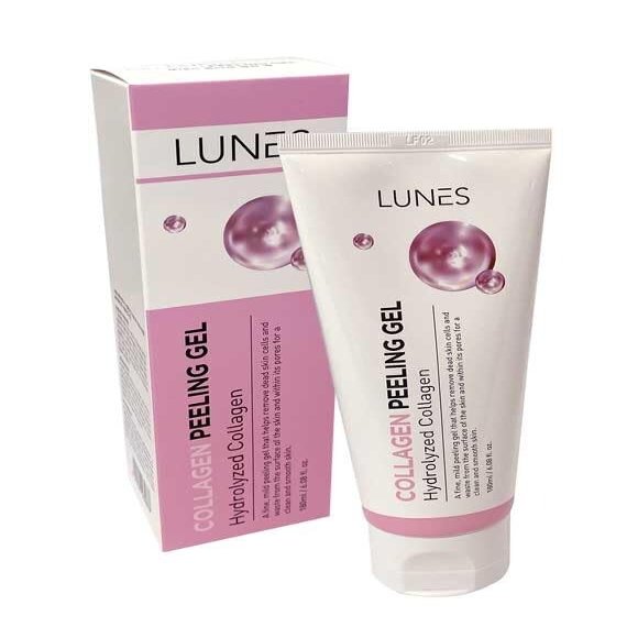 Lunes Collagen Peeling Gel PINK 180ml 6.08 fl oz