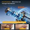 Electric Razor for Men, Foil Shaver with 3 Floating Blades, IPX7 Waterproof Mens Electric Shaver for Face, USB-C Rechargeable Cordless Shaver with LED Display & Travel Lock for Home and Travel view 4