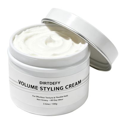 Styling Cream for Men, Volumizing Texture Clay Pomade Medium Hold 3.52 oz