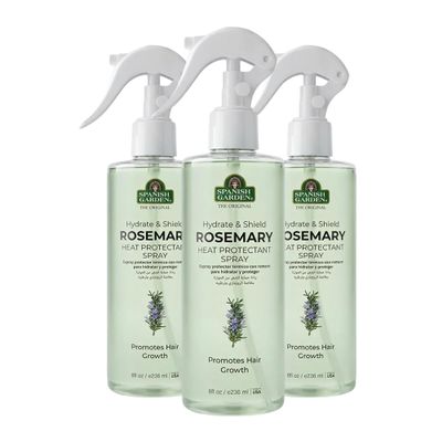 Spanish Garden Rosemary Heat Protectant Spray, Pack of 3