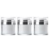 3 Pack Airless Pump Jars - Cream Jar Vacuum Bottle Dispenser, Empty Acrylic Cosmetic Jar Containers with Pump, Refillable Airless Travel Lotion Jar for Thick Moisturizer 50ml*3pcs view 1