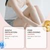 Vanilla Sea Salt Body Scrub, 3.53oz Gentle Exfoliating Perfumed Body Polish, Hydrating Smoothing Scrub for Fresh, SilkySoftLooking Skin view 3